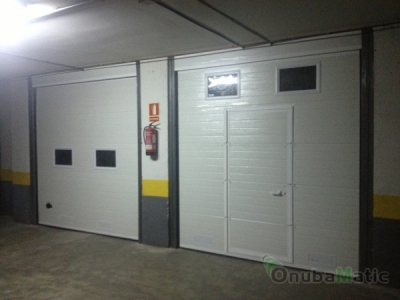 puertas seccionales en garajes privados