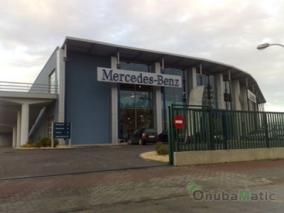 Puerta corredera y automatismo en instalaciones de Adarsa Sur en Parque Huelva Empresarial.